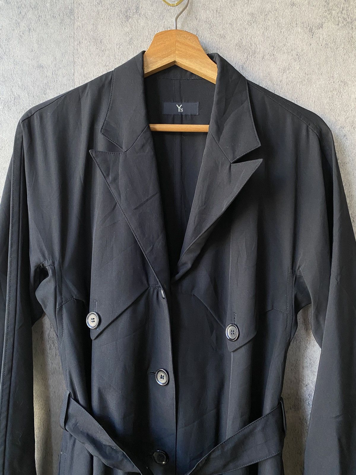 Japanese Brand × Y's × Yohji Yamamoto Vintage 90’s Y’s Yohji Yamamoto Coat Jacket Size M / US 6-8 / IT 42-44 - 4 Thumbnail
