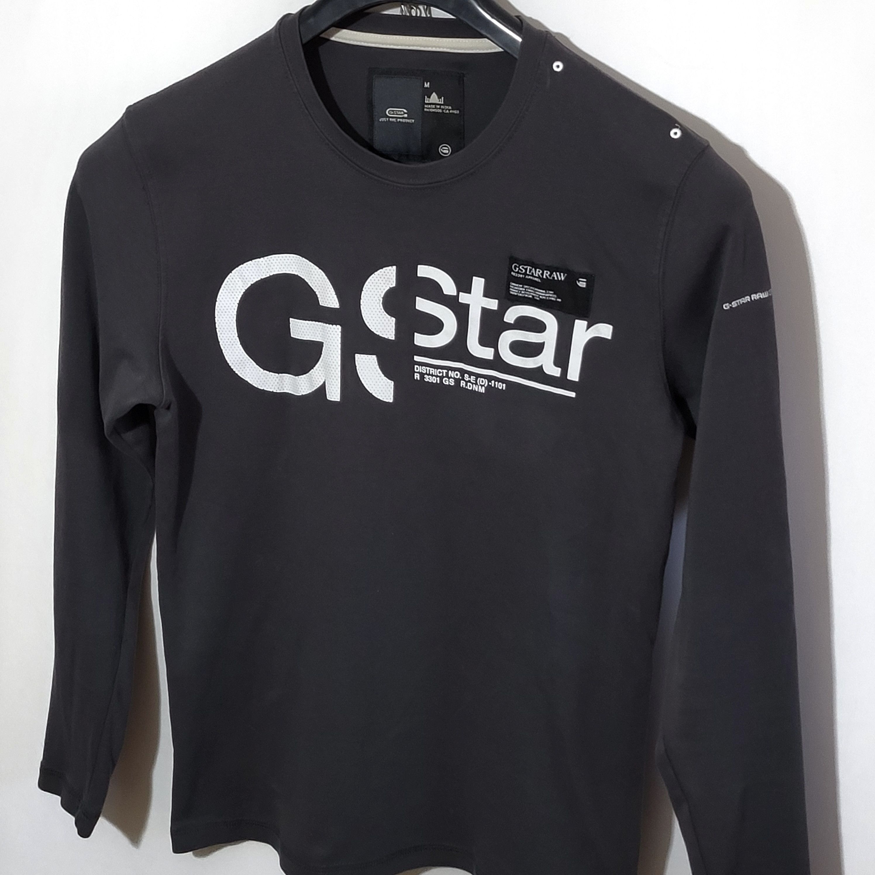 G-Star G-Star Raw Long Sleeve t-shirt big logo Size US M / EU 48-50 / 2 - 2 Thumbnail