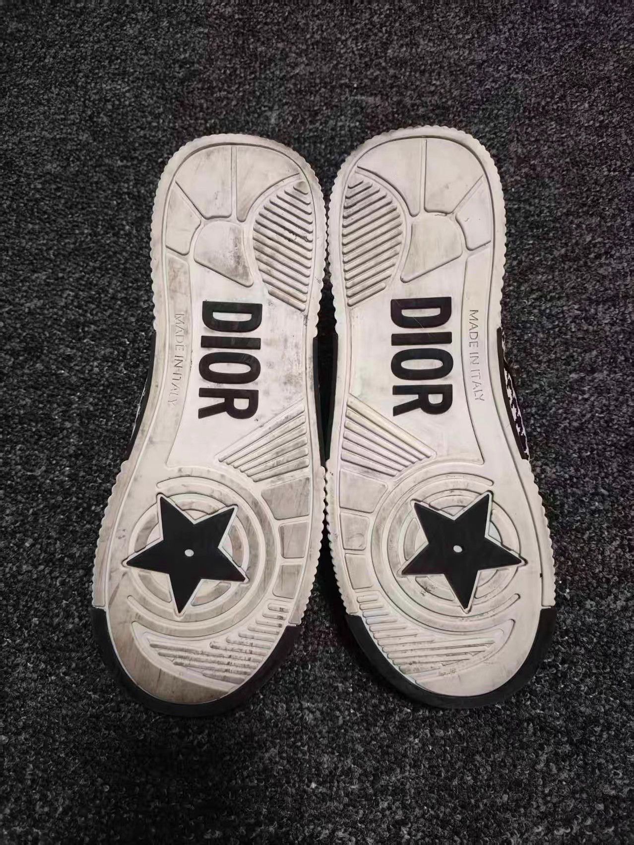 Dior DIOR D-Smash Houndstooth Lace-Up Sneakers K13 Size US 7 / IT 37 - 6 Thumbnail