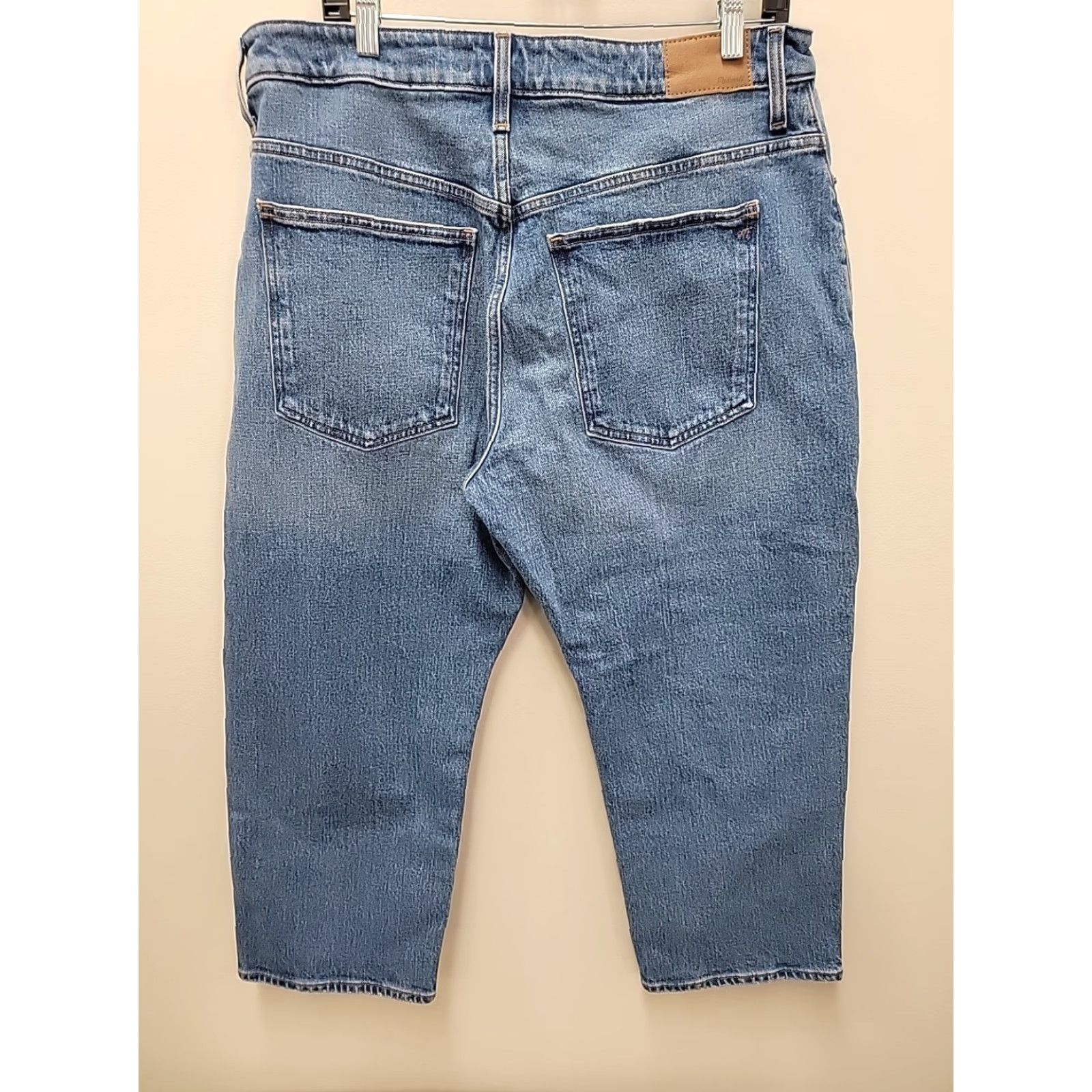 Madewell Madewell Jeans Womens 33P Curvy 90s Straight Crop Pockets Blue Denim Jeans Size 24" / US 00 / IT 34 - 7 Thumbnail