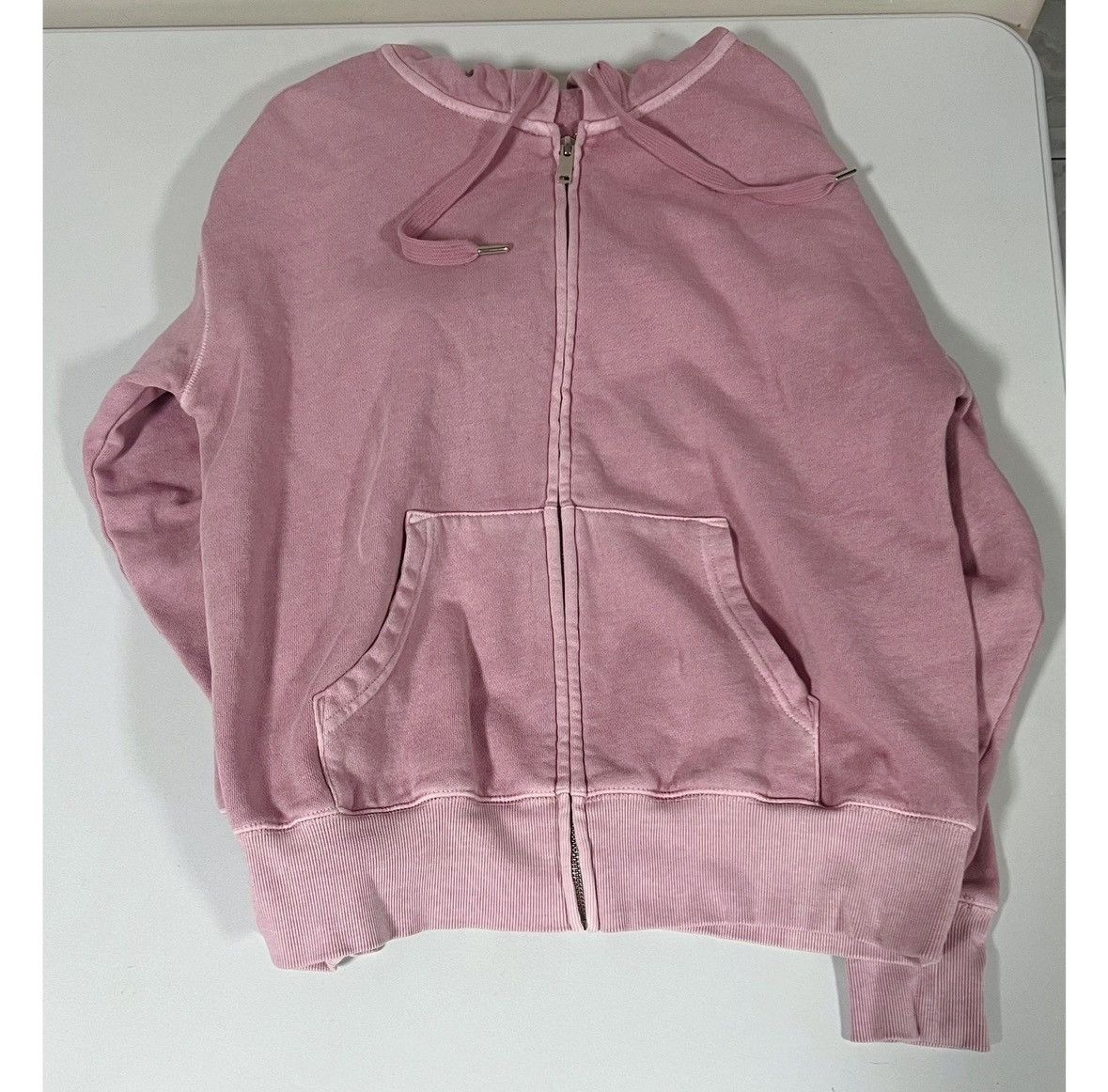 Vintage Pink Mauve Zipper Sweater Sweatshirt Hoodie Outerwear XS 🎀✨ Size US XS / EU 42 / 0 - 2 Thumbnail