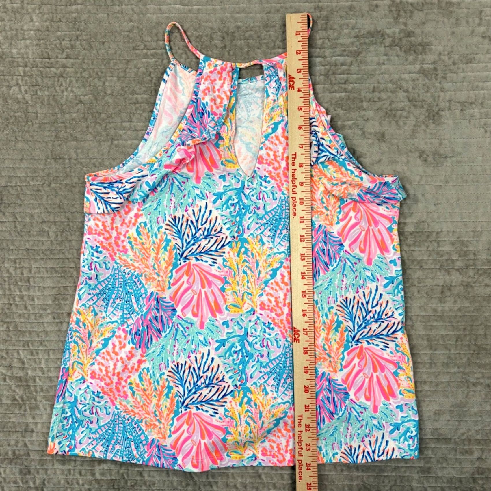 Lilly Pulitzer Lilly Pulitzer Coral Reef Top - Womens Tank Size S / US 4 / IT 40 - 6 Thumbnail
