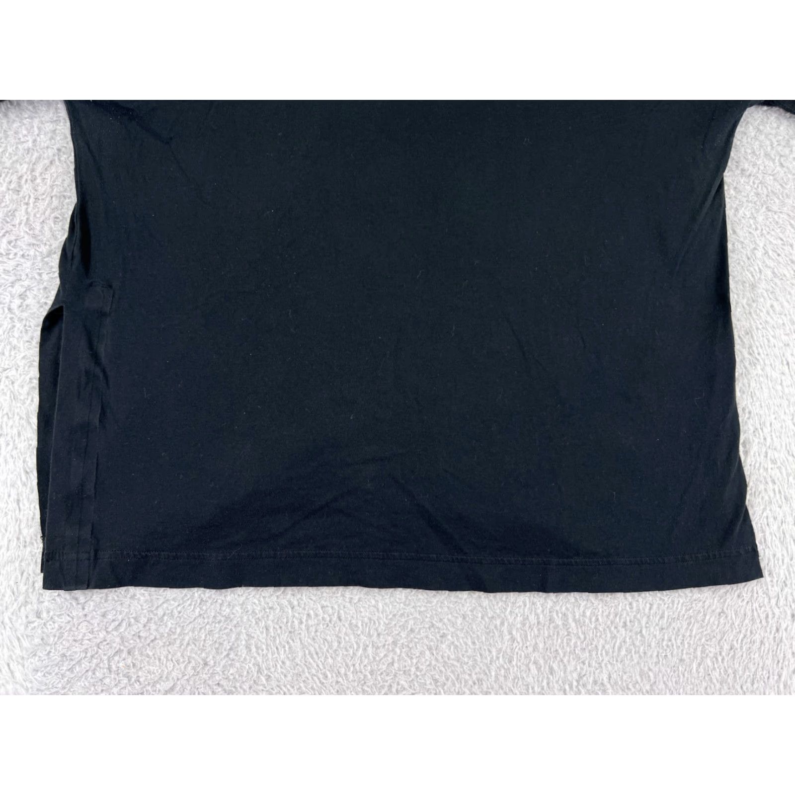 Adidas Adidas Shirt Mens Large Black Short Sleeve Open Sides Cuffed Sleeves Cotton Size US L / EU 52-54 / 3 - 6 Thumbnail