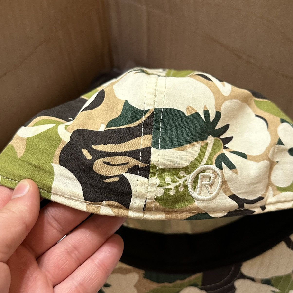Bape × New Era × Vintage BAPE New Era Hawaiian Camo Cap Size ONE SIZE - 4 Thumbnail