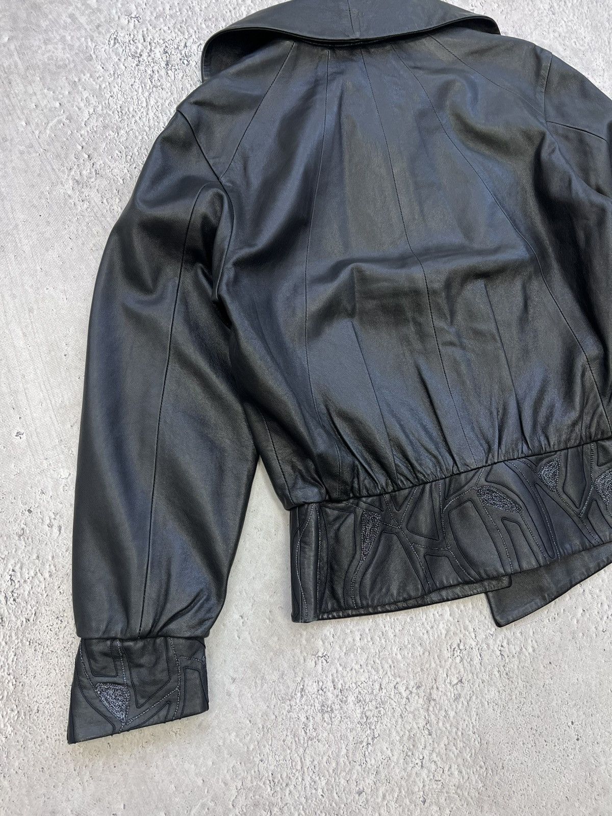 If Six Was Nine × Japanese Brand × Le Grande Bleu (L.G.B.) Semanticdesign Fur jacket y2k leather IfSixWasNine LGB Style Size US M / EU 48-50 / 2 - 9 Thumbnail