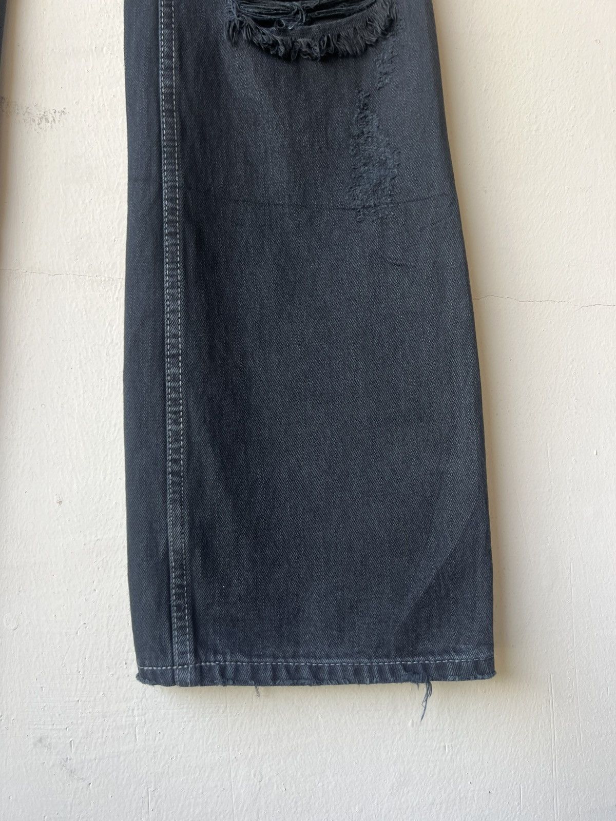 Shellac Of The Neige Style Japan Ripped Distress Denim Bootcut Jeans Size US 30 / EU 46 - 18 Thumbnail
