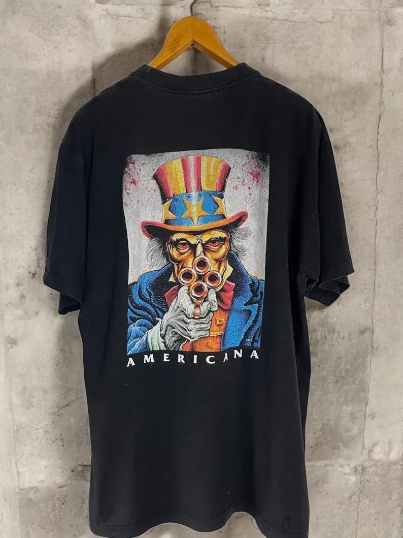 Band Tees × Vintage The Offspring Americana 1999 90s vintage t-shirt punk rock Size US XL / EU 56 / 4 - 4 Thumbnail