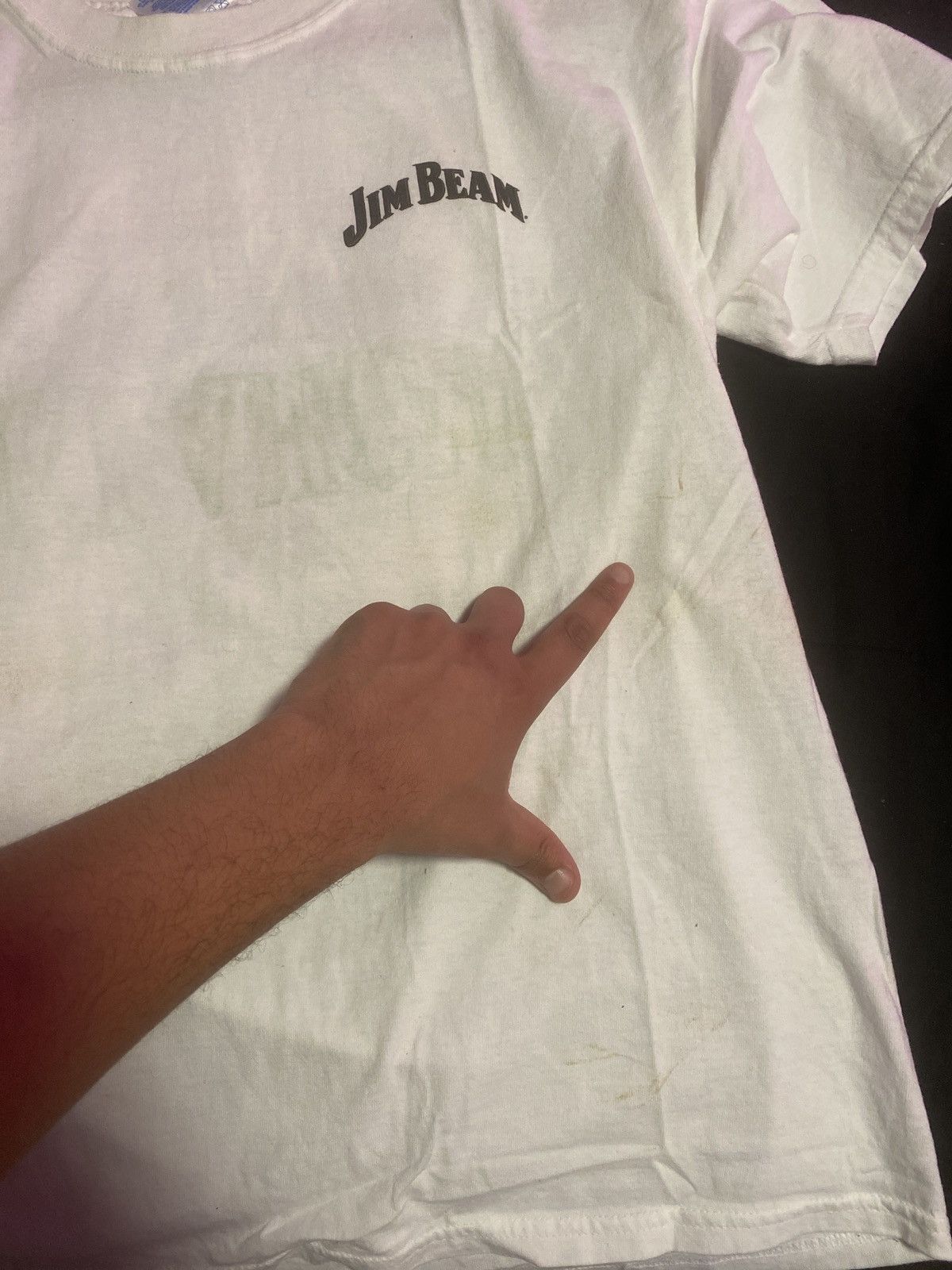 Band Tees × Vintage Jim Bean Tee Size US L / EU 52-54 / 3 - 4 Thumbnail