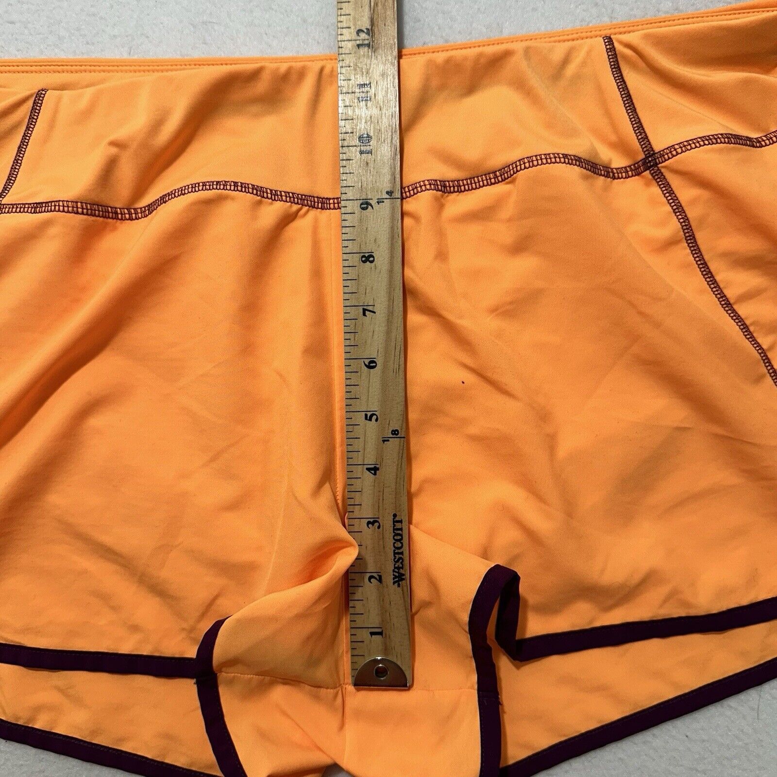 Reebok Reebok XL Orange Purple Running Shorts Athletic 3" Inseam Size 38" / US 16 / IT 52 - 11 Thumbnail