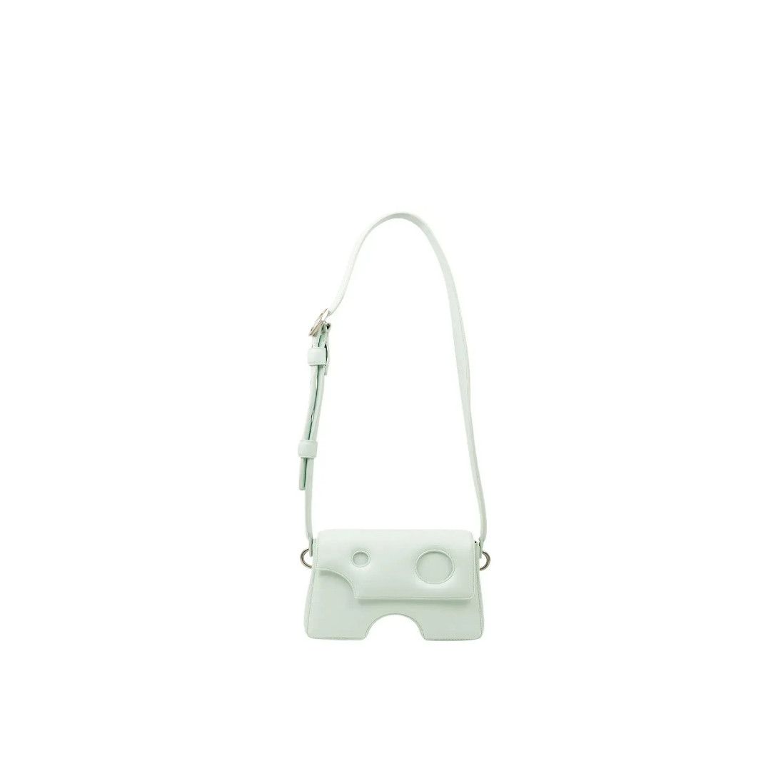 Off White O1Mle0425 Size: Os / Burrow Shoulder Bag In Light Blue, Women's