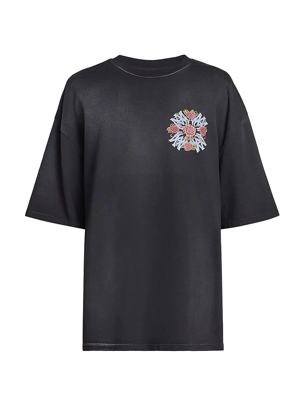 Amiri os11x1225 Out For Trouble Faded T-Shirt in Black Size US L / EU 52-54 / 3 - 1 Thumbnail