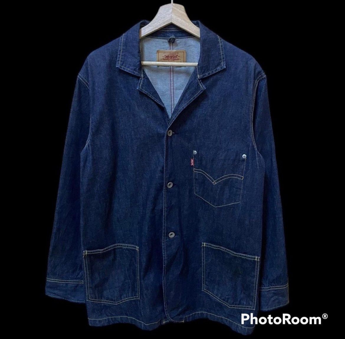 Japanese Brand × Levi's Vintage Clothing Vintage Levis 70741 Stamp J30 Denim Jacket Blazer Size US M / EU 48-50 / 2 - 1 Thumbnail