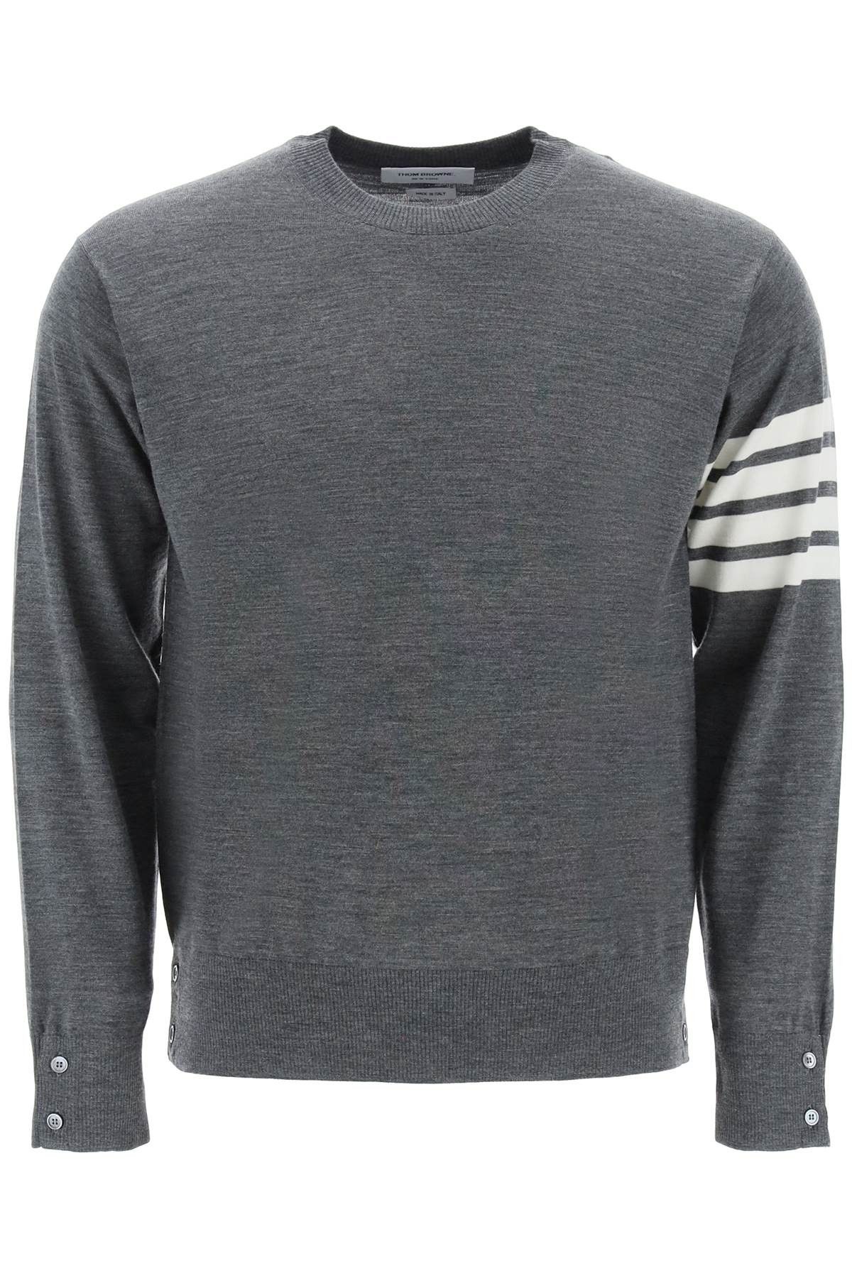 image of Thom Browne "lightweight 4-Bar Kn in Grigio, Men's (Size XL)