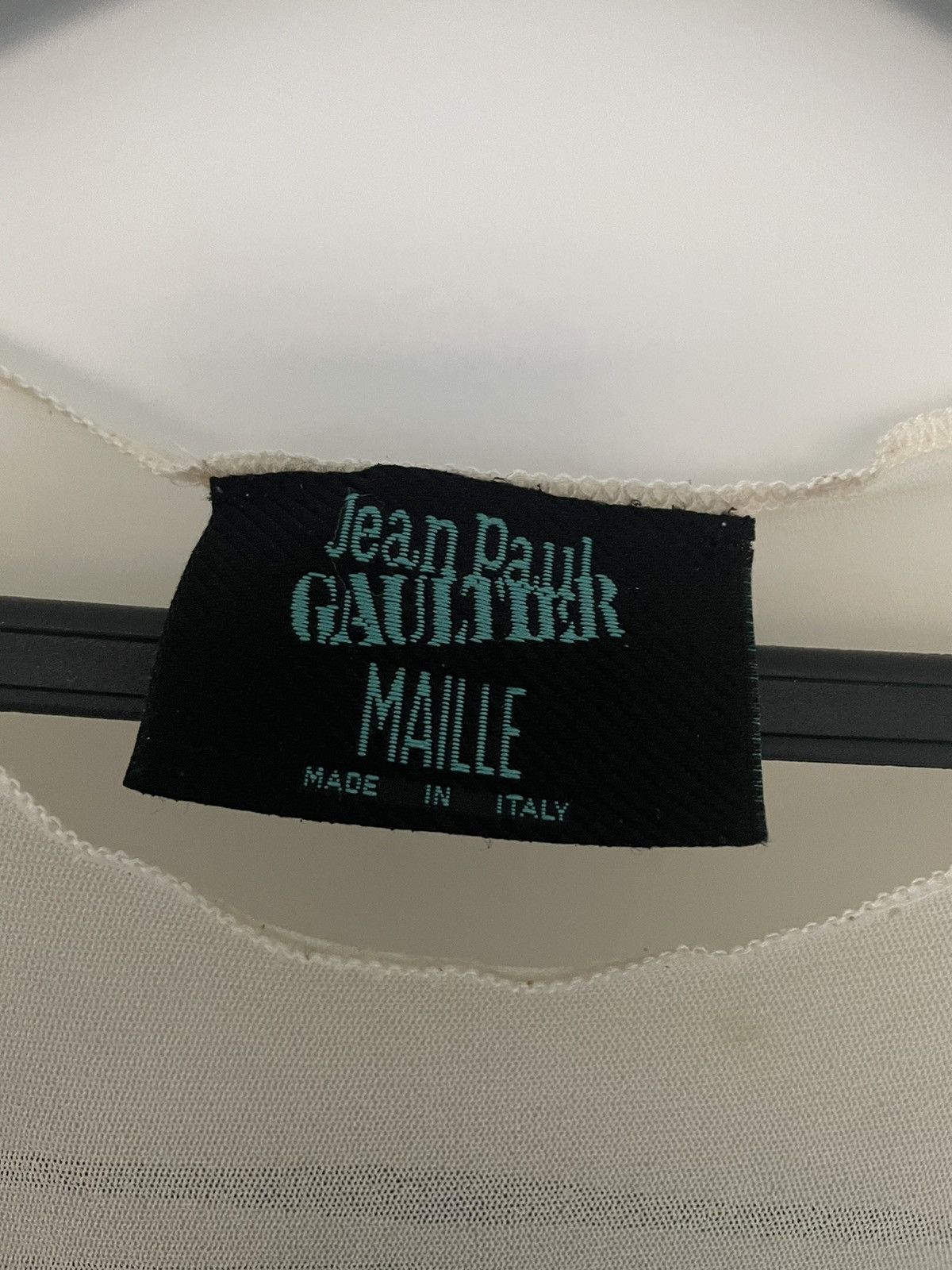 Jean Paul Gaultier SS1996 Cyberbaba trompe l'œil zebra dress