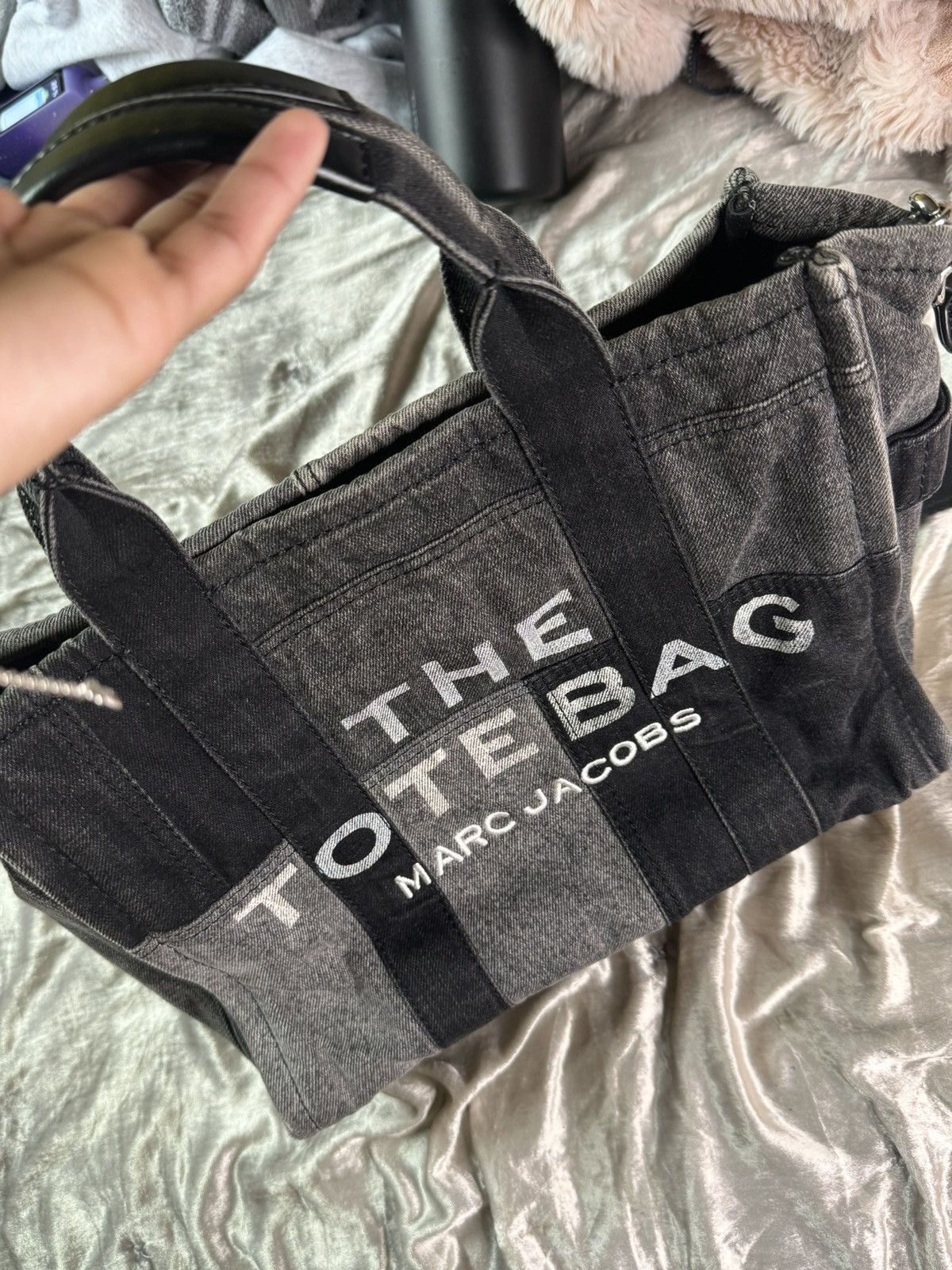 Marc Jacobs Marc Jacobs Denim Tote Bag Size ONE SIZE - 10 Thumbnail