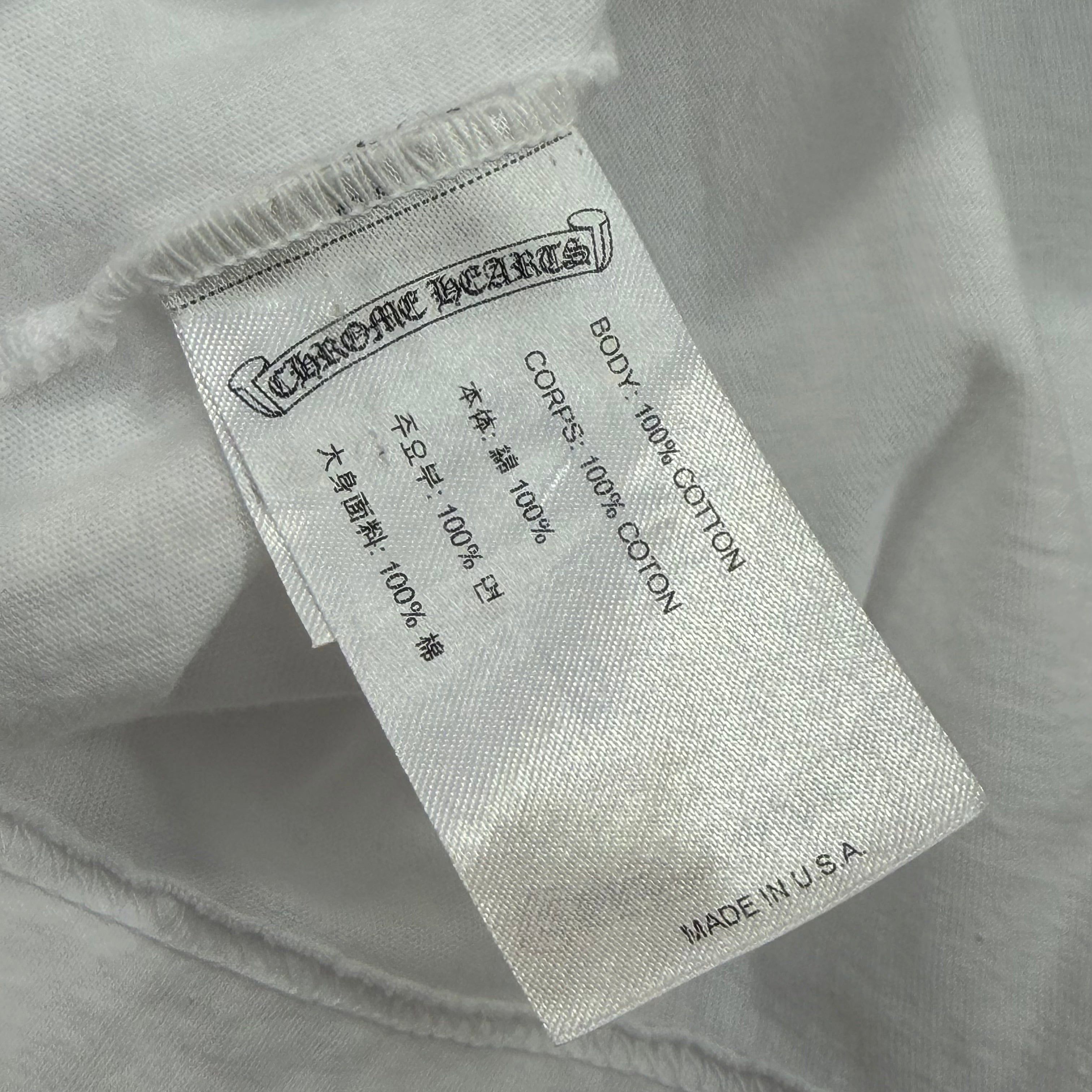 Chrome Hearts Chrome Hearts Osaka Scroll Logo Tee White XL Size US XL / EU 56 / 4 - 6 Thumbnail