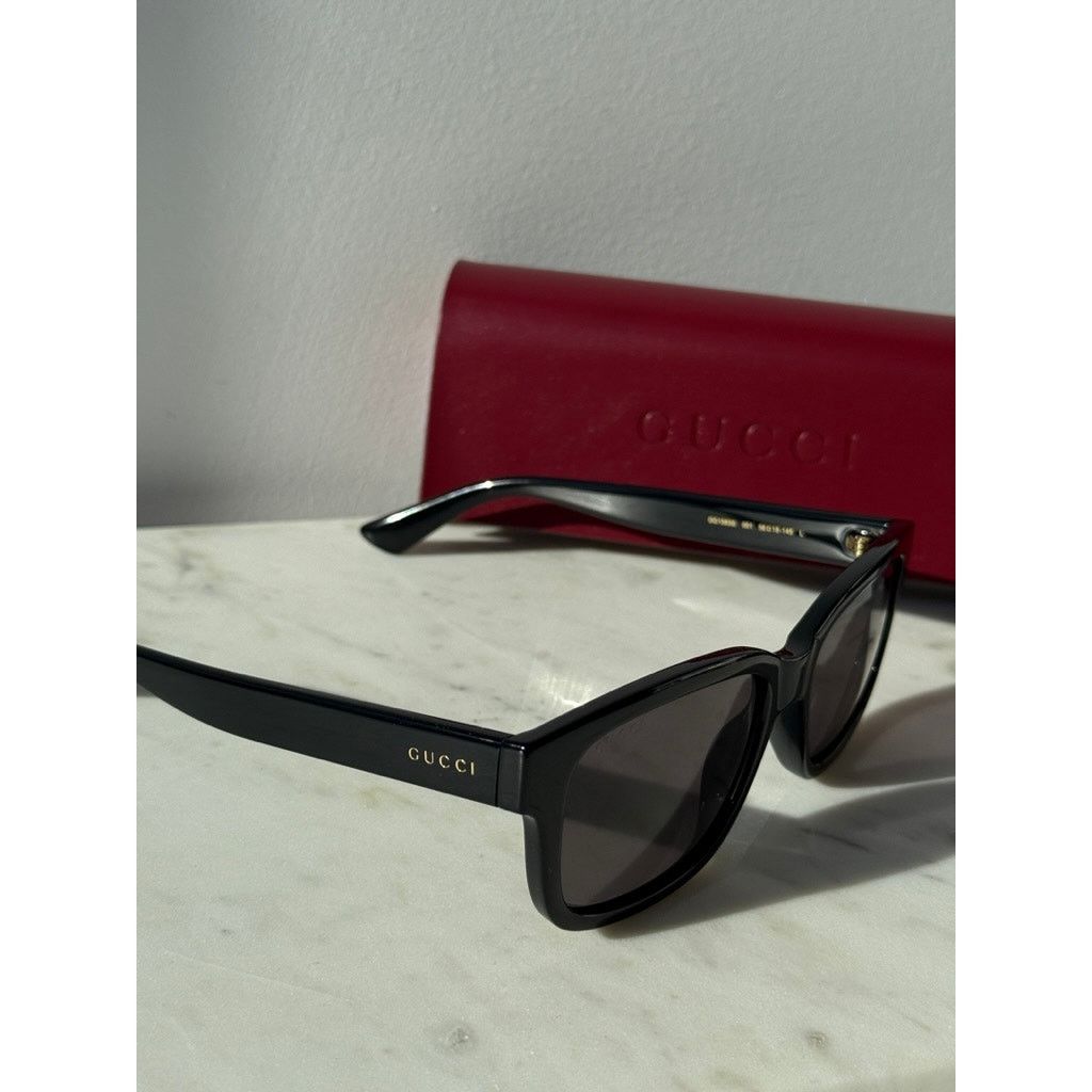 Gucci NEW Gucci GG1583S Black Unisex Sunglasses Size ONE SIZE - 4 Thumbnail