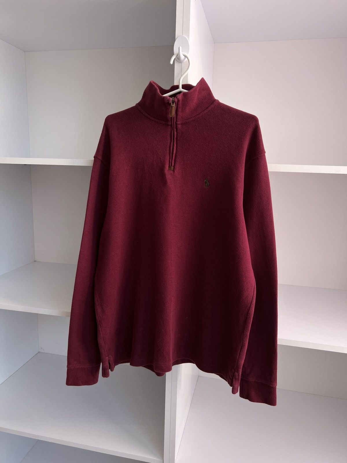 Polo Ralph Lauren × Vintage Vintage Polo Ralph Lauren 1/4 zip sweatshirt old money style Size US L / EU 52-54 / 3 - 2 Thumbnail