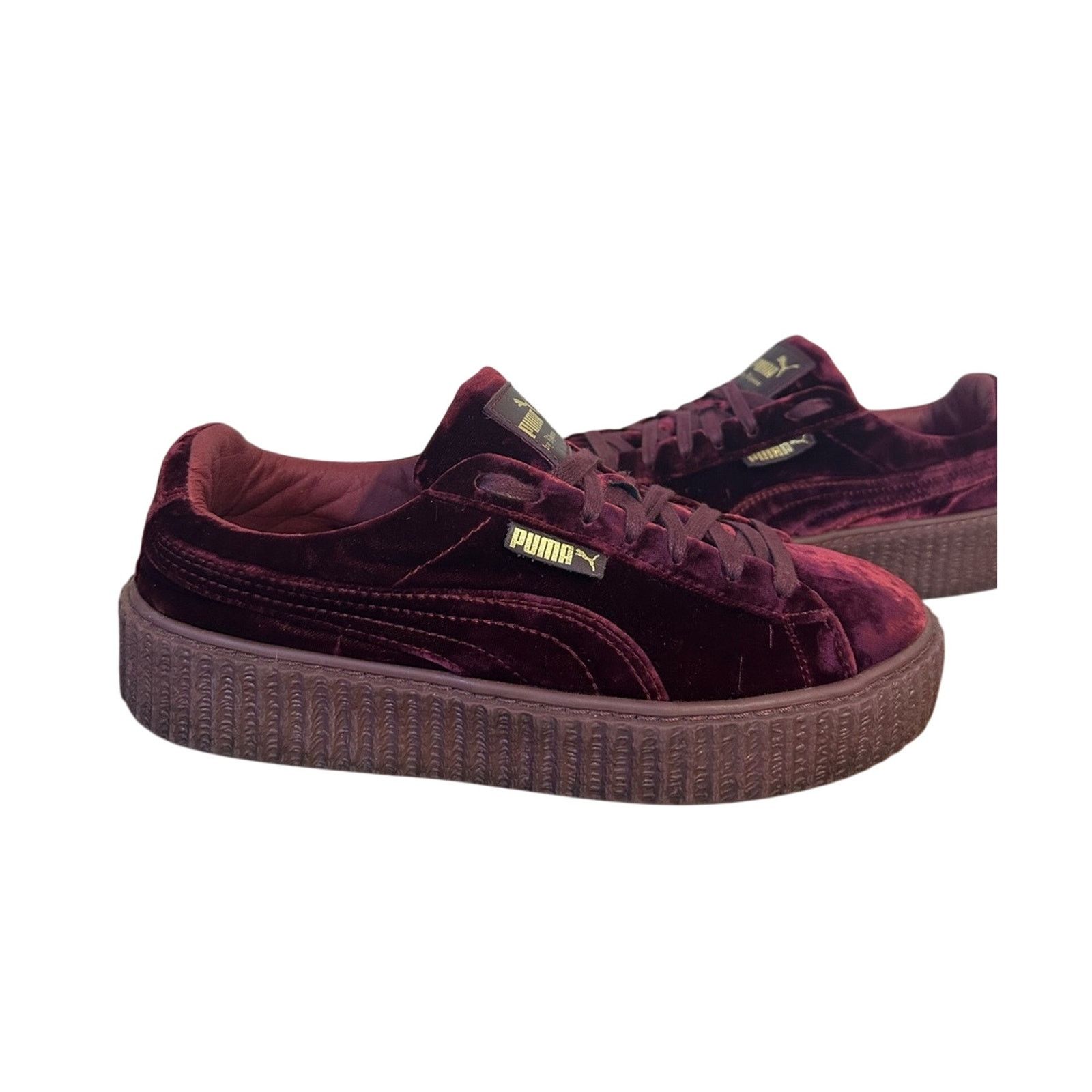 Puma Fenty Puma x Rihanna FW16 Velvet Creepers Royal Purple US 10 Size US 10 / IT 40 - 1 Thumbnail