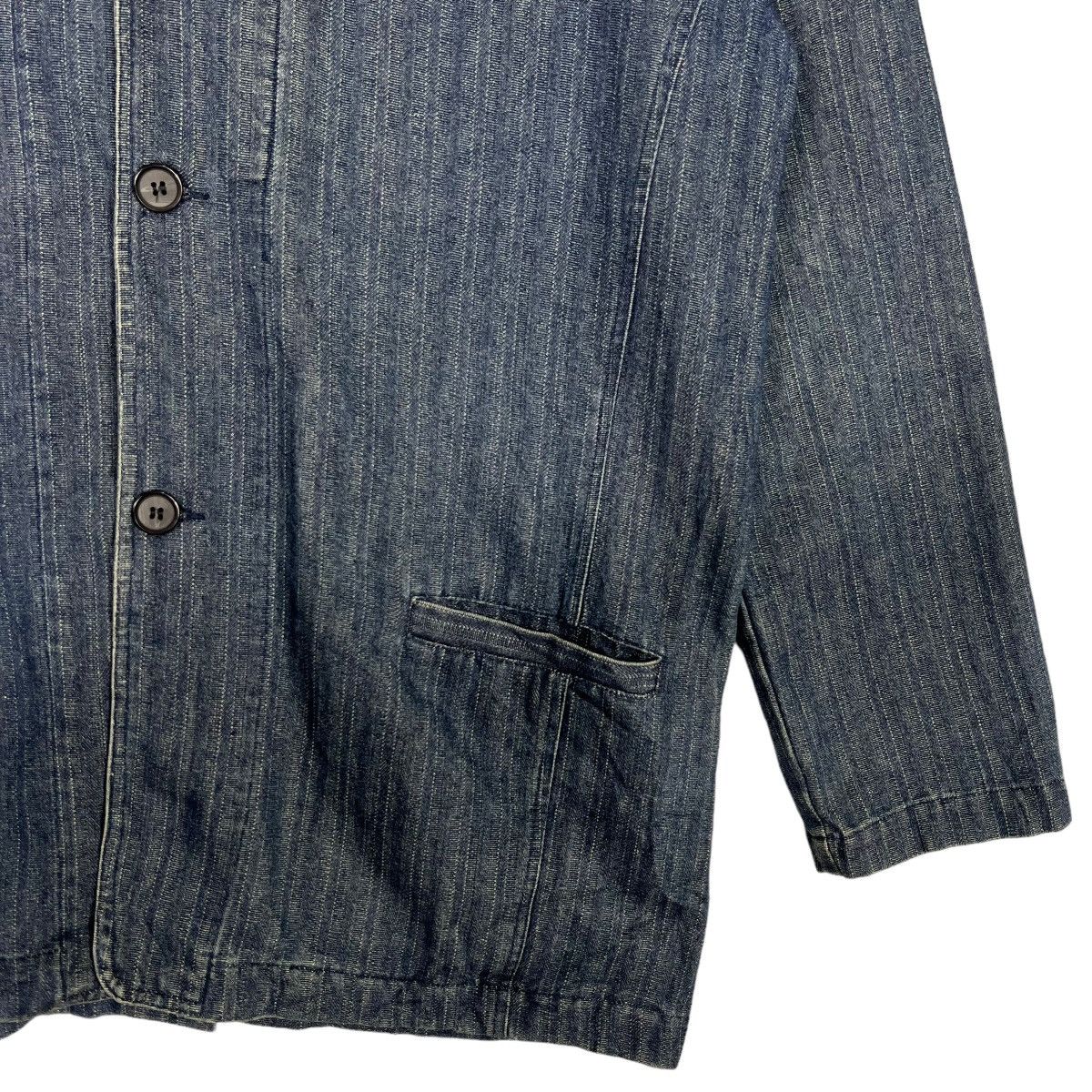 Esprit VINTAGE ESPRIT HIKORY DENIM CHORE JACKET Size US L / EU 52-54 / 3 - 5 Thumbnail