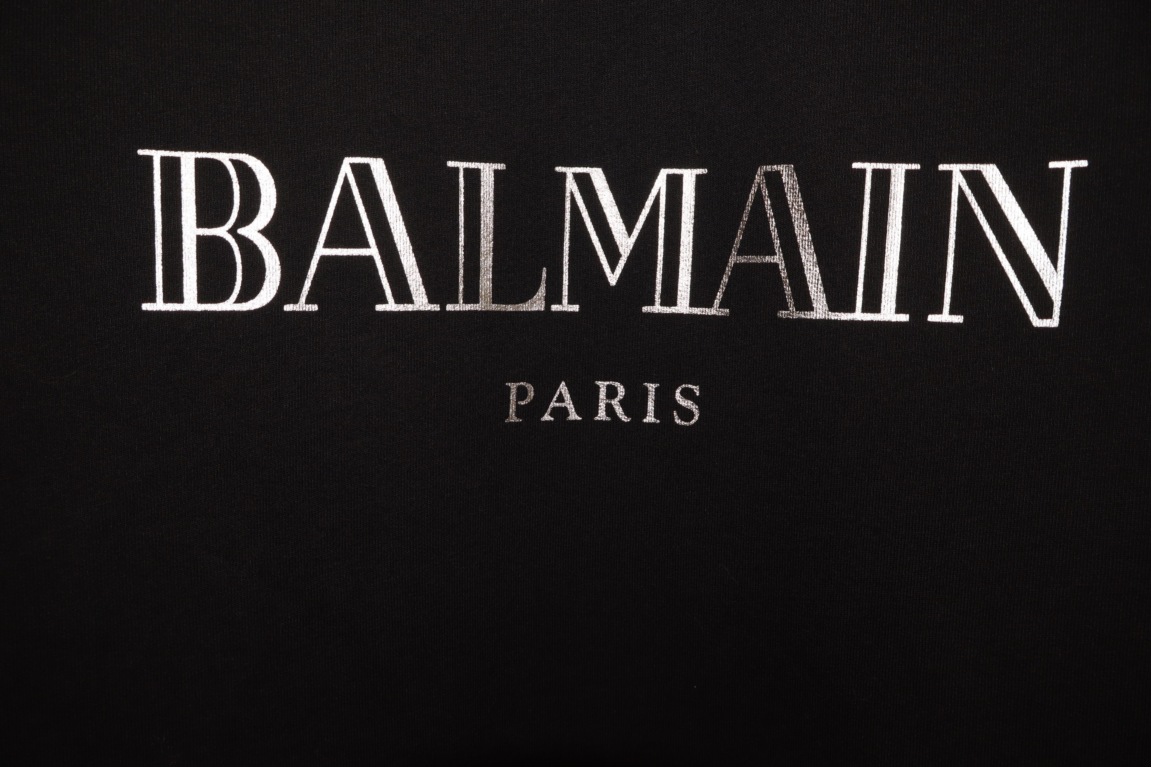 Balmain Logo print sweatshirt Size XS / US 0-2 / IT 36-38 - 3 Thumbnail