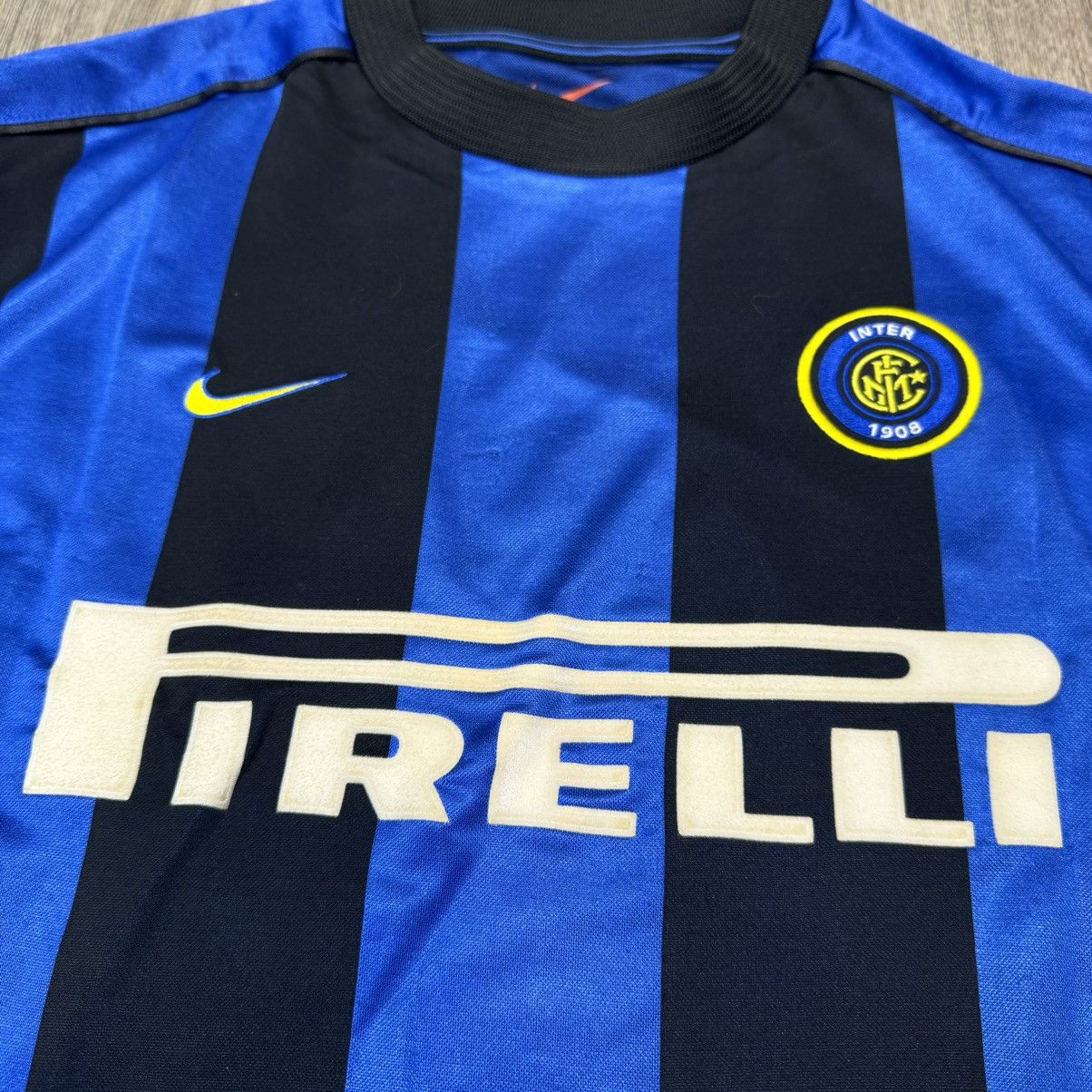 Nike Inter Milan 99/00 home shirt #9 Ronaldo Size US M / EU 48-50 / 2 - 3 Thumbnail