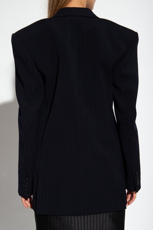Saint Laurent Paris o1s1wg111024 Veste Pantalon Vintage Marine Fonce Jacket Blue Size M / US 6-8 / IT 42-44 - 4 Thumbnail