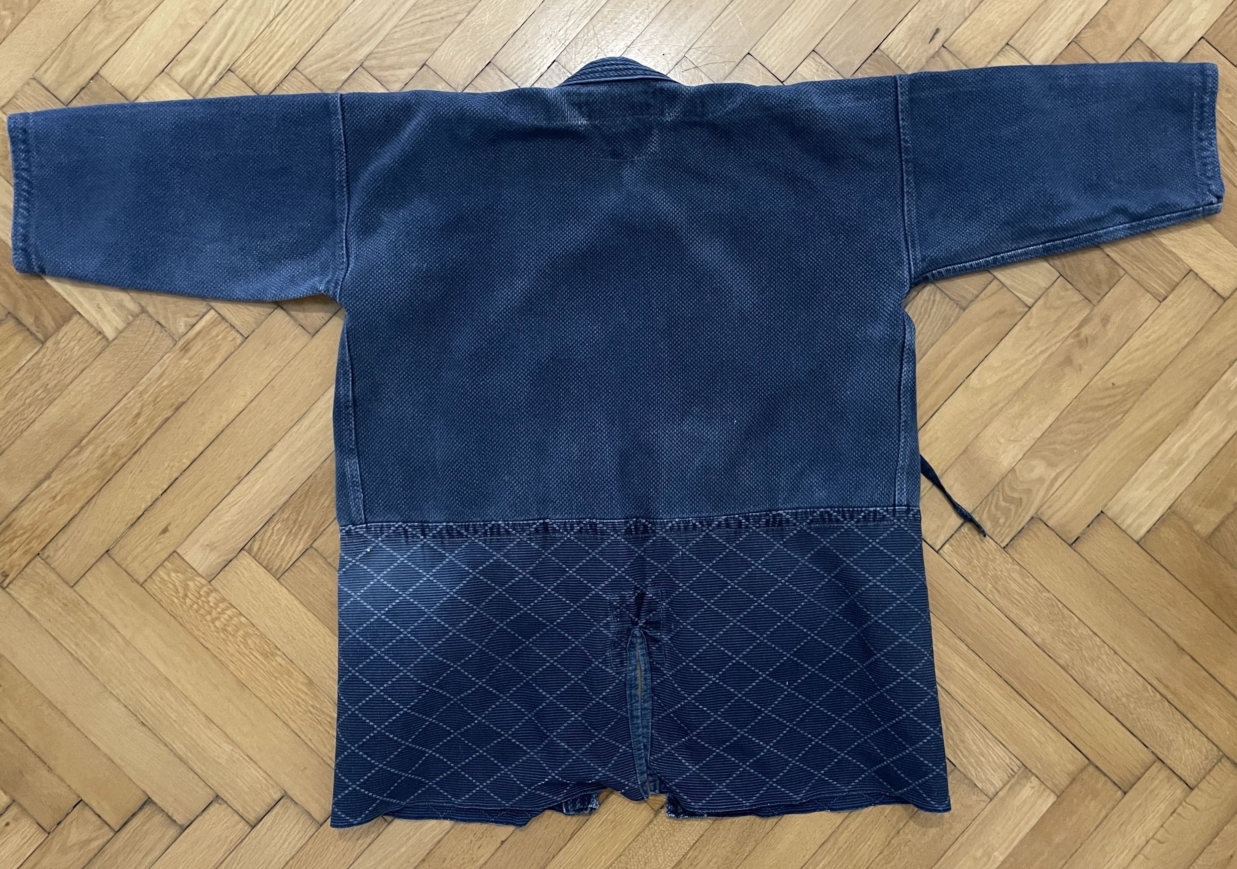 Japanese Brand Denim Sashiko Kimono .. Osaka Japan Size US L / EU 52-54 / 3 - 2 Thumbnail