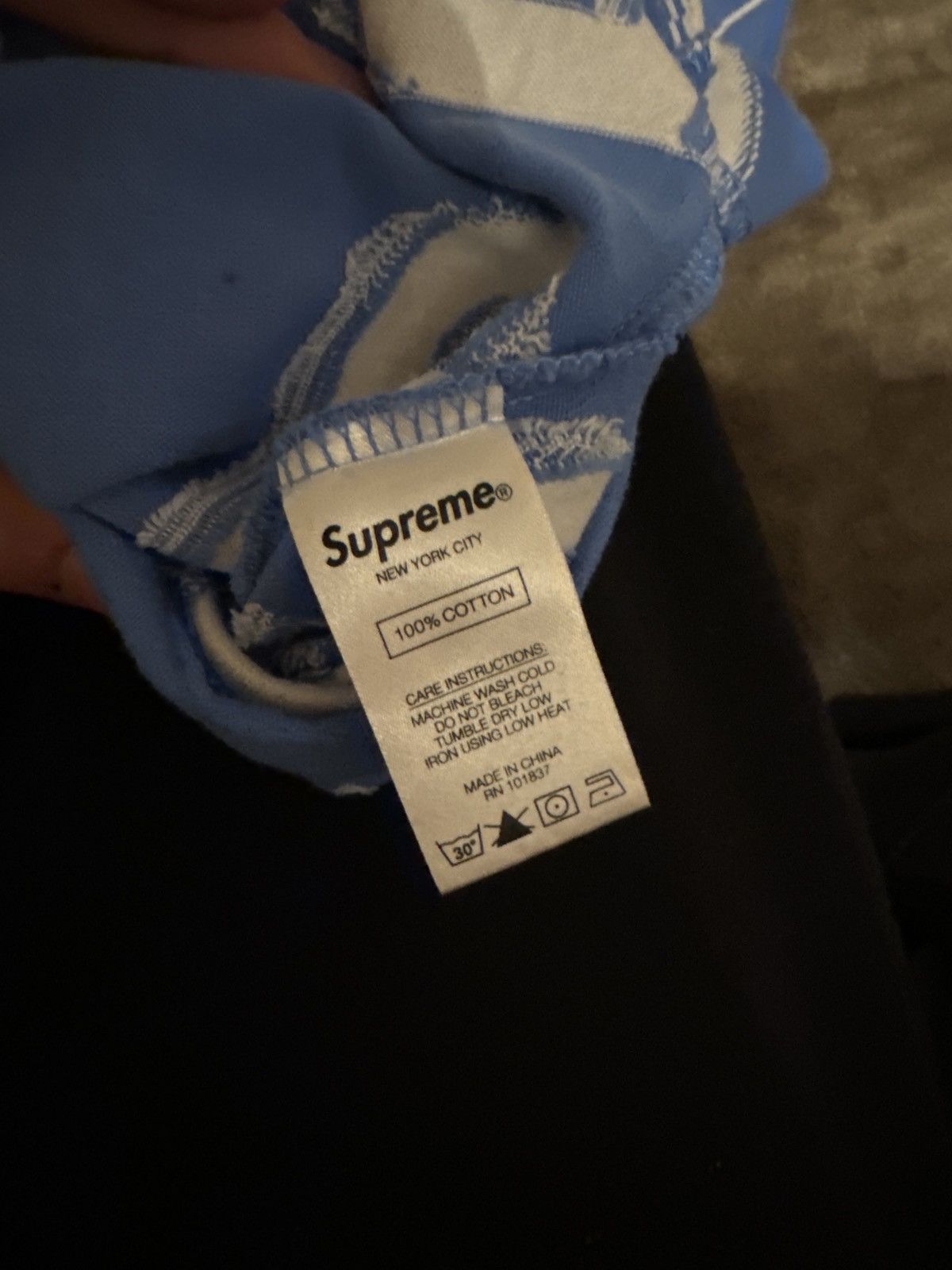 Supreme Supreme Intarsia cotton T-shirt Size US S / EU 44-46 / 1 - 5 Thumbnail