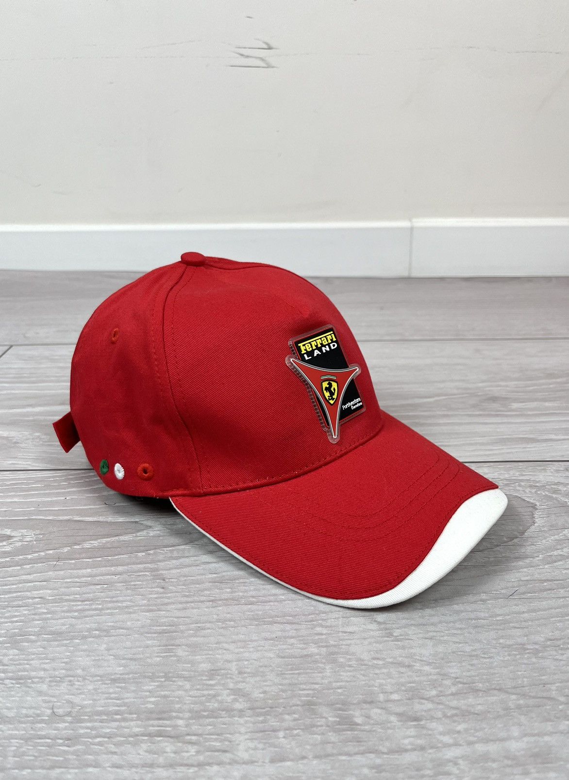 Ferrari Ferrari Land Formula One Racing Team Official Red Cap Hat Size ONE SIZE - 3 Thumbnail