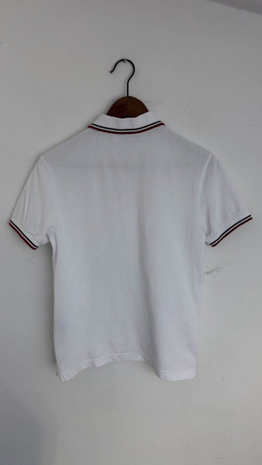 Prada Prada White Logo Polo Shirt XS Size US XS / EU 42 / 0 - 5 Thumbnail