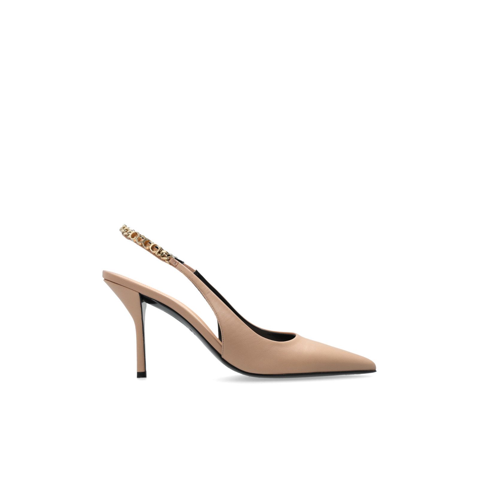 GUCCI Signoria Beige Leather Pumps New & Authentic (Women's