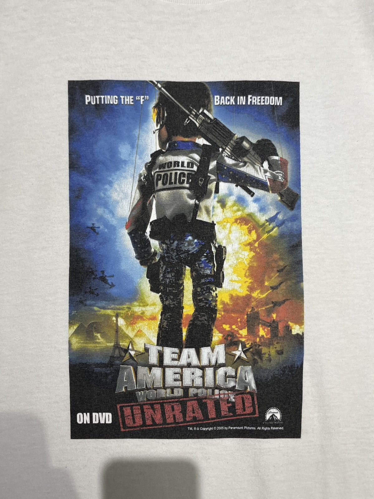 Vintage 00’s Team America World Police Movie Promo Size US L / EU 52-54 / 3 - 6 Thumbnail