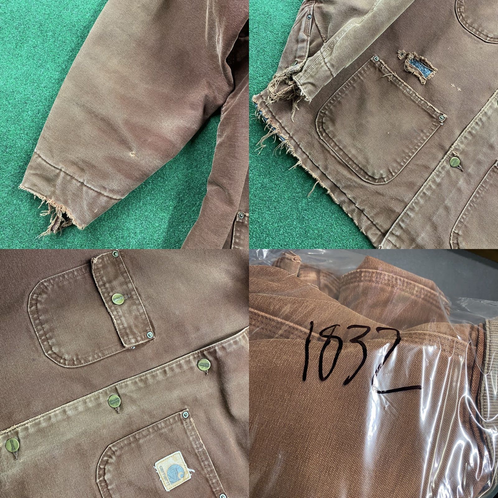 Carhartt VINTAGE Carhartt Chore Jacket Mens XL Clay 90S Faded Blanket Lined Coat C02 CLY Jacket Size US XL / EU 56 / 4 - 9 Thumbnail