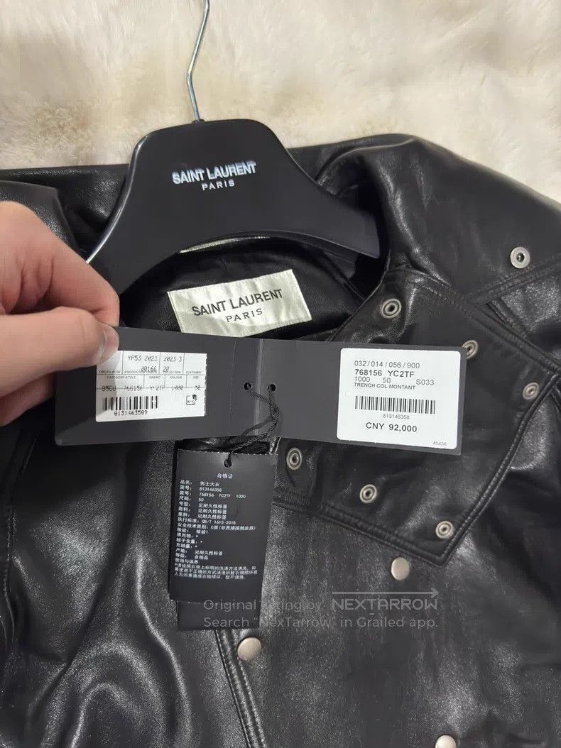 Other Saint Laurent Paris Power Sheepskin Duster Leather Jacket Size US M / EU 48-50 / 2 - 5 Thumbnail