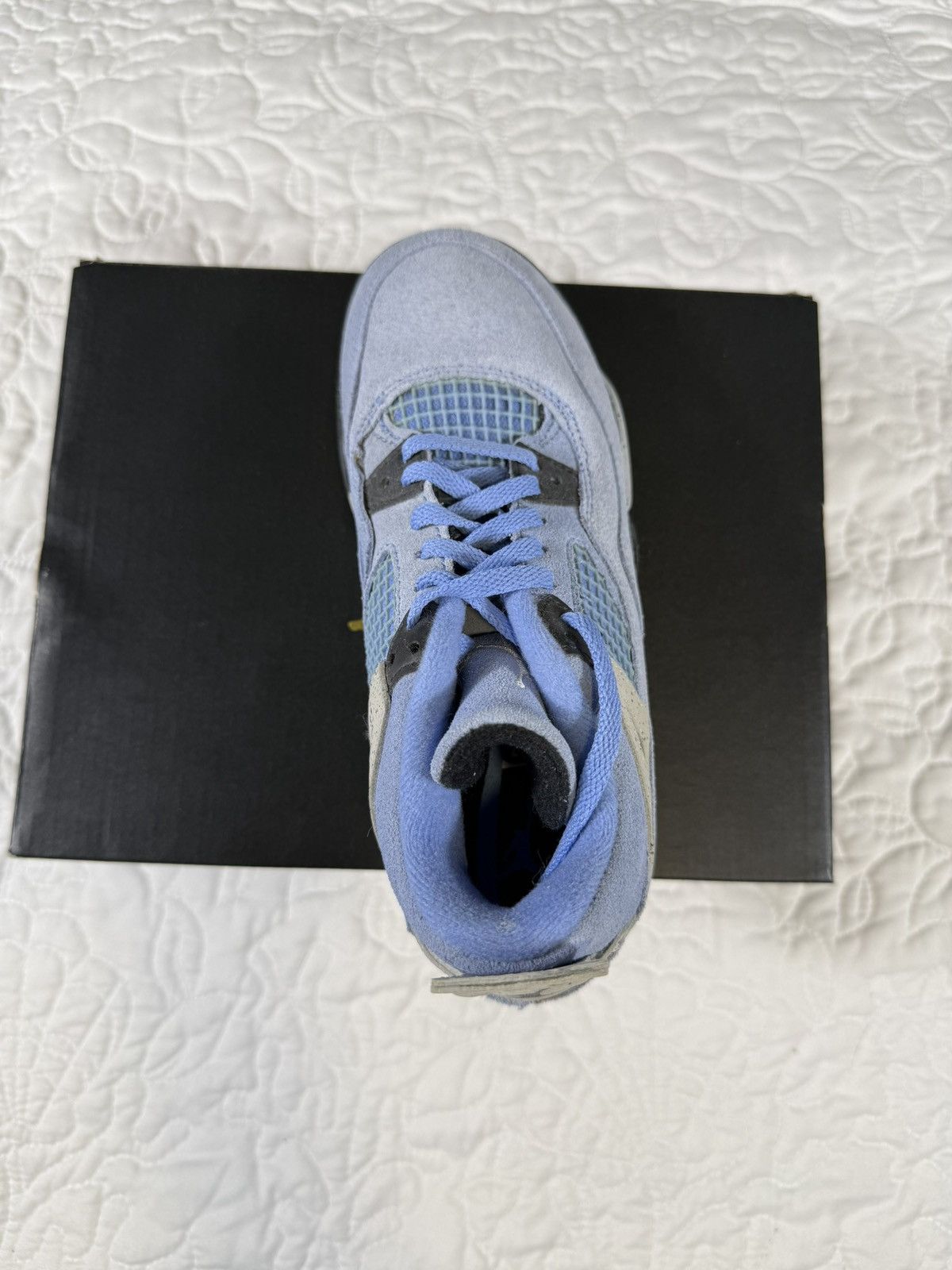 Jordan Brand Air Jordan 4 University Blue 2Y Size US 4 / IT 34 - 13 Thumbnail
