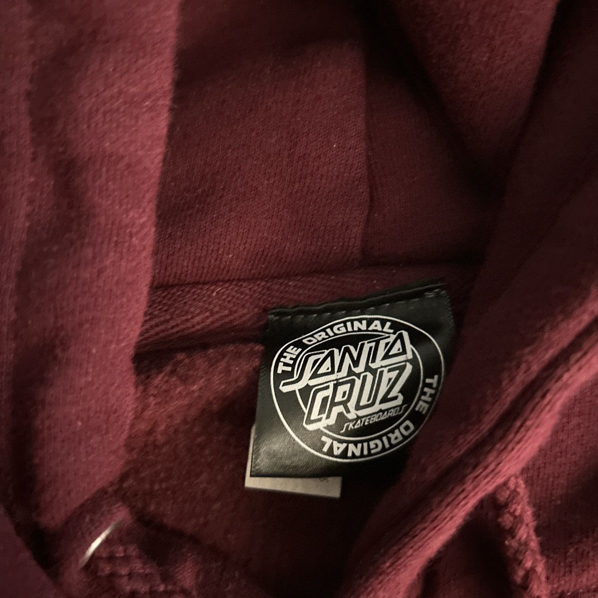 Santa Cruz Skateboards Santa Cruz Vintage Burgundy hoodie Size US M / EU 48-50 / 2 - 2 Thumbnail