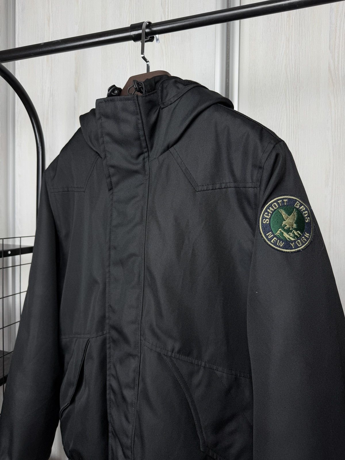 Schott Rancher x Schott Bro NYC Bomber Jacket Hooded USA Western Size US XL / EU 56 / 4 - 4 Thumbnail