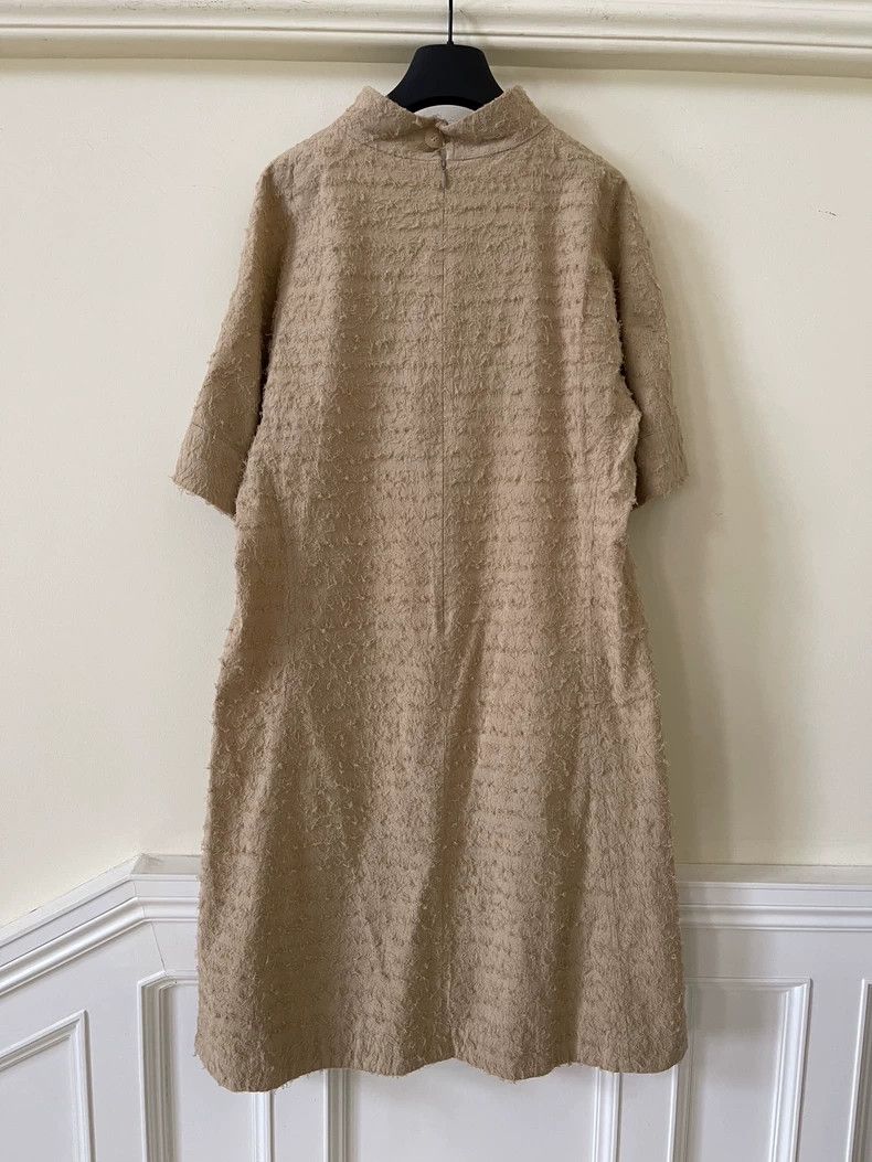 Issey Miyake Issey Miyake Beige dress Size M / US 6-8 / IT 42-44 - 5 Thumbnail