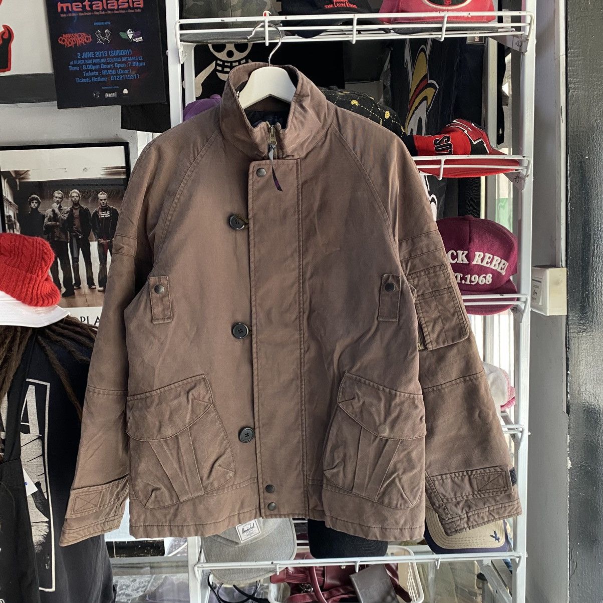 PPFM Vintage 90's PPFM Multi Pocket Military Deck Jackets Size US L / EU 52-54 / 3 - 1 Thumbnail
