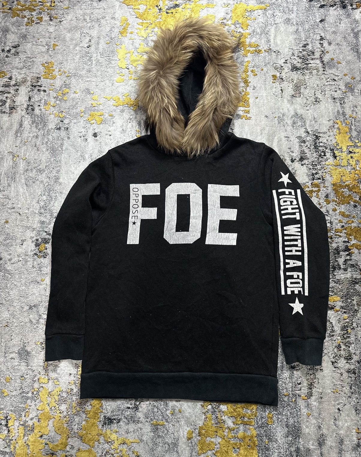 Le Grande Bleu (L.G.B.) FIGHT WITH A FOE FUR HOODIE IFSIXWASNINE LGB STYLE Size US M / EU 48-50 / 2 - 1 Thumbnail