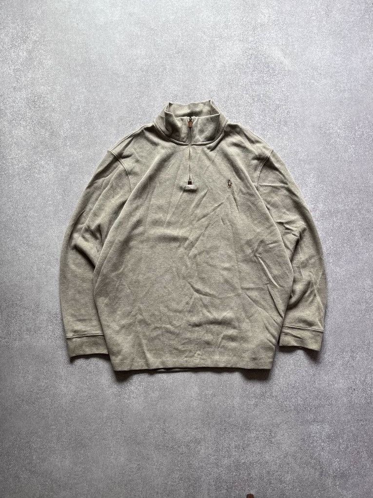 Vintage Polo Ralph Lauren Quarter Zip Sweater Y2K XL