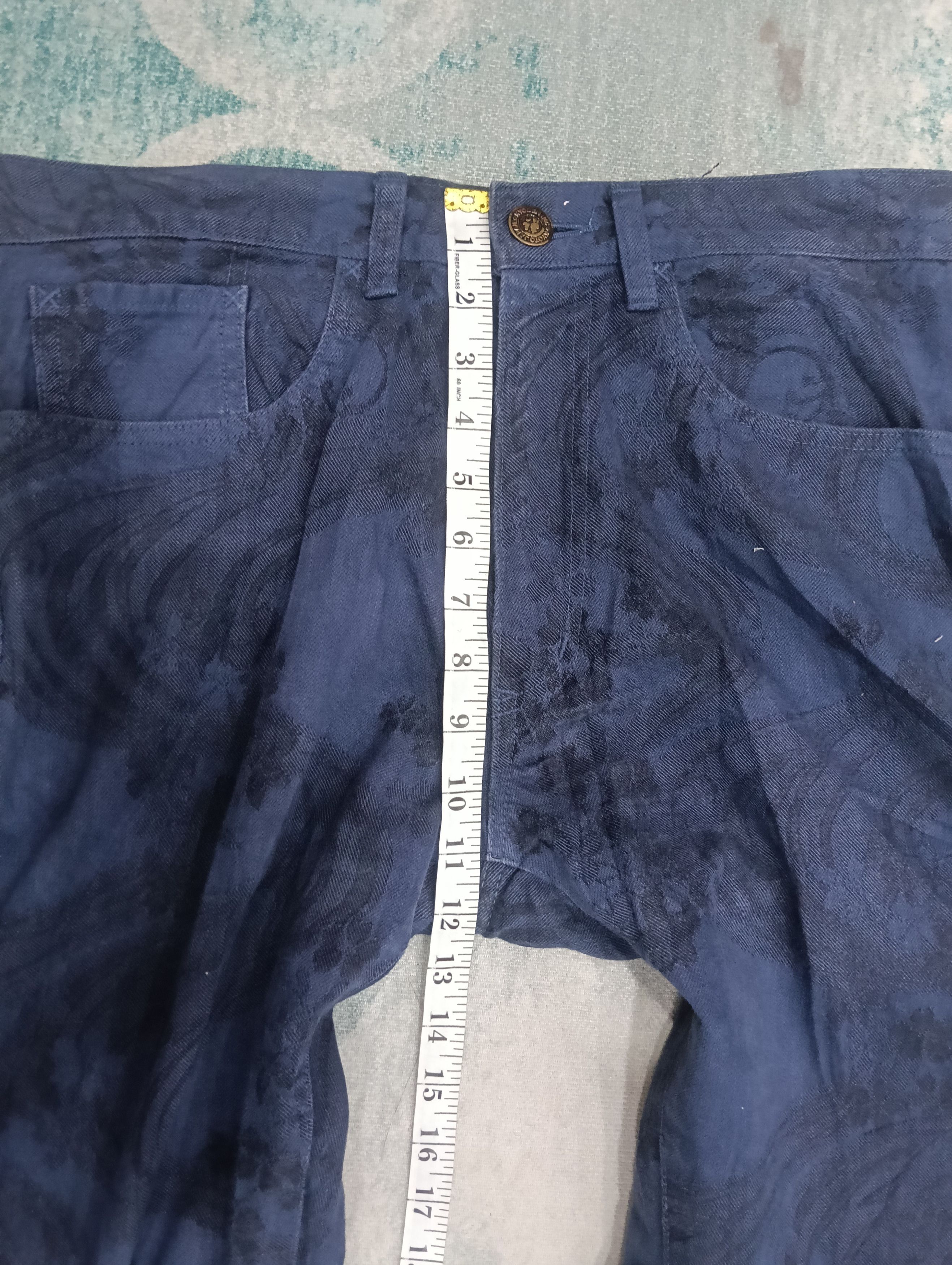 Orslow Zen Kyoto Japan Brand Flora Design Size US 33 - 18 Thumbnail