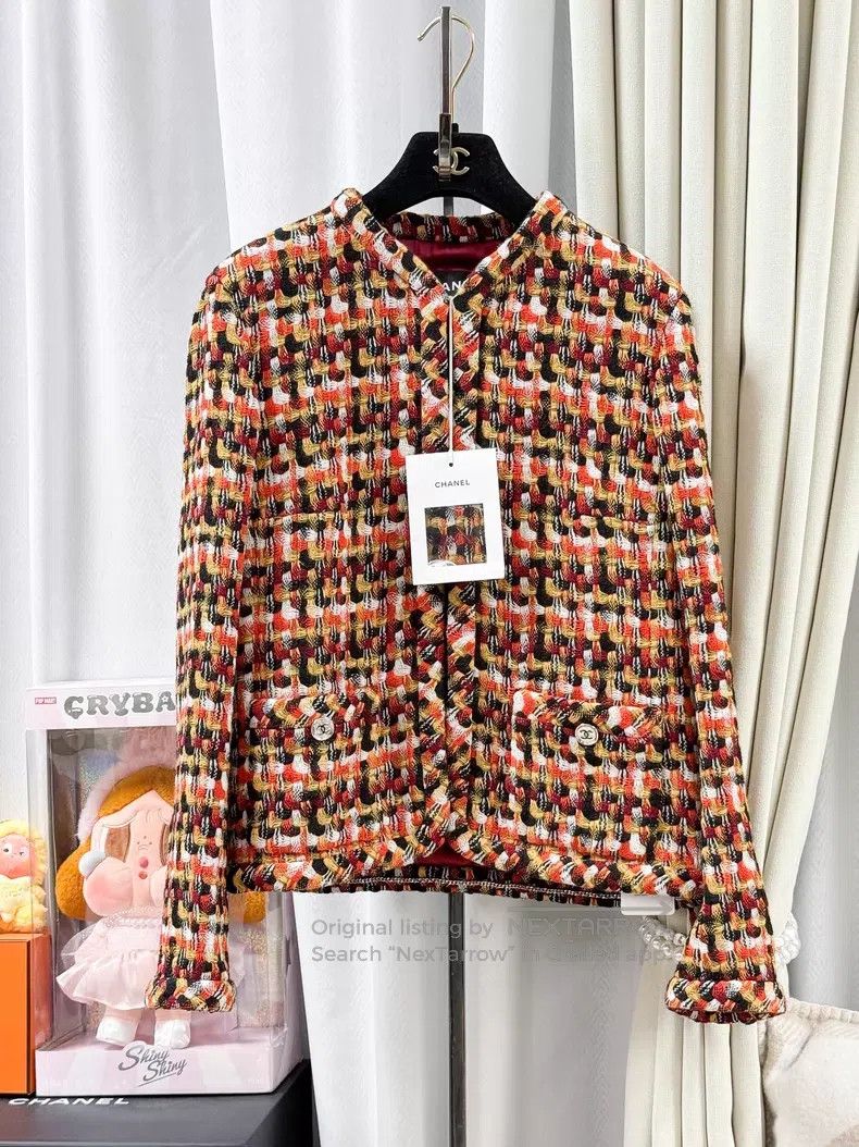 Chanel Chanel Tweed woven long-sleeved jacket Size XS / US 0-2 / IT 36-38 - 1 Thumbnail