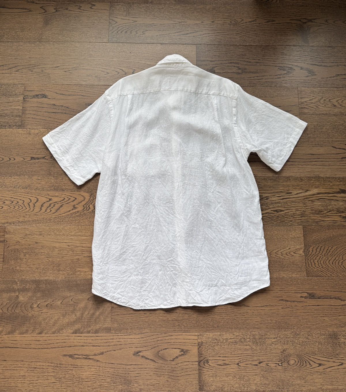 Muji MUJI Japan Mens Natural Linen Minimal Basic Summer Shirt Size US L / EU 52-54 / 3 - 10 Thumbnail