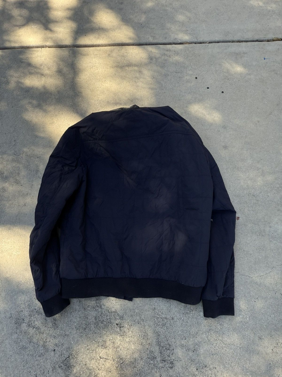 Armani Exchange Vintage Y2K Armani Exchange Puffer bomber jacket navy blue Size US XL / EU 56 / 4 - 2 Thumbnail