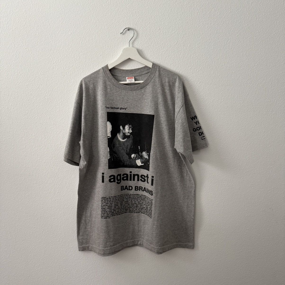 Supreme Supreme Men's Grey T-shirt Size US XL / EU 56 / 4 - 1 Thumbnail