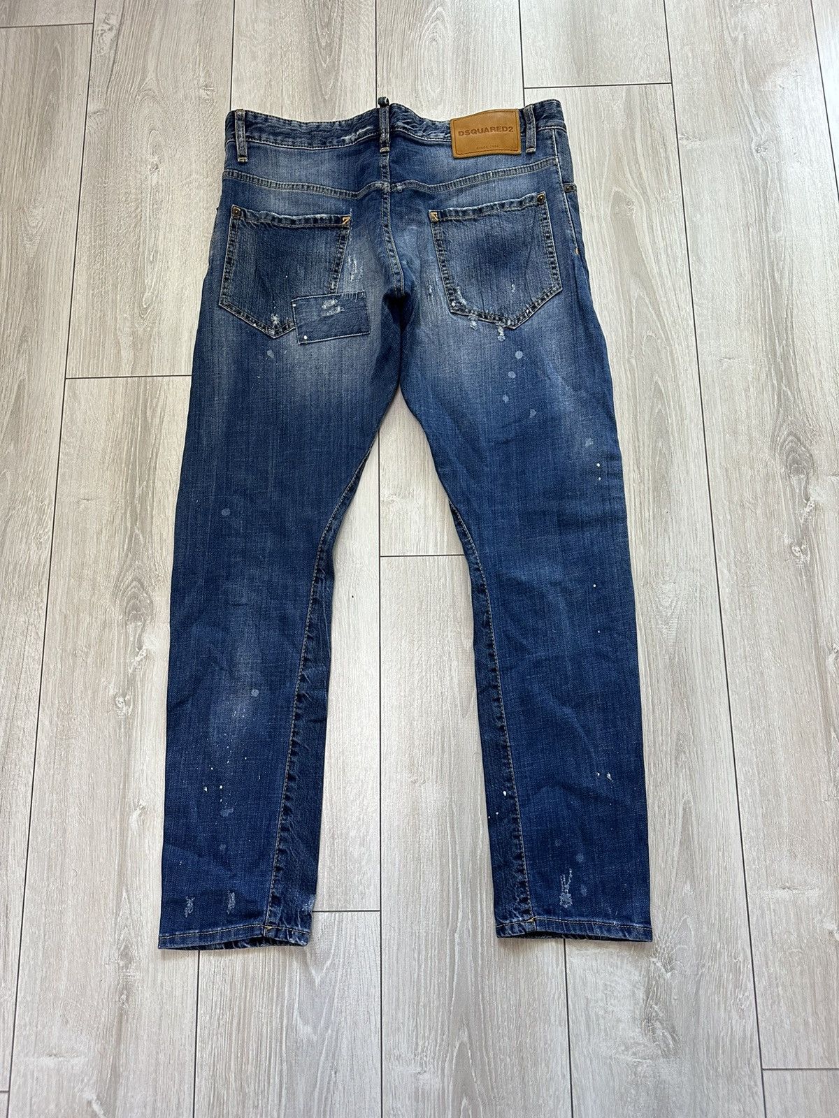 Dsquared2 Dsquared2 Sexy Twist Distressed Denim Jeans Pants (A031) Size US 34 / EU 50 - 14 Thumbnail
