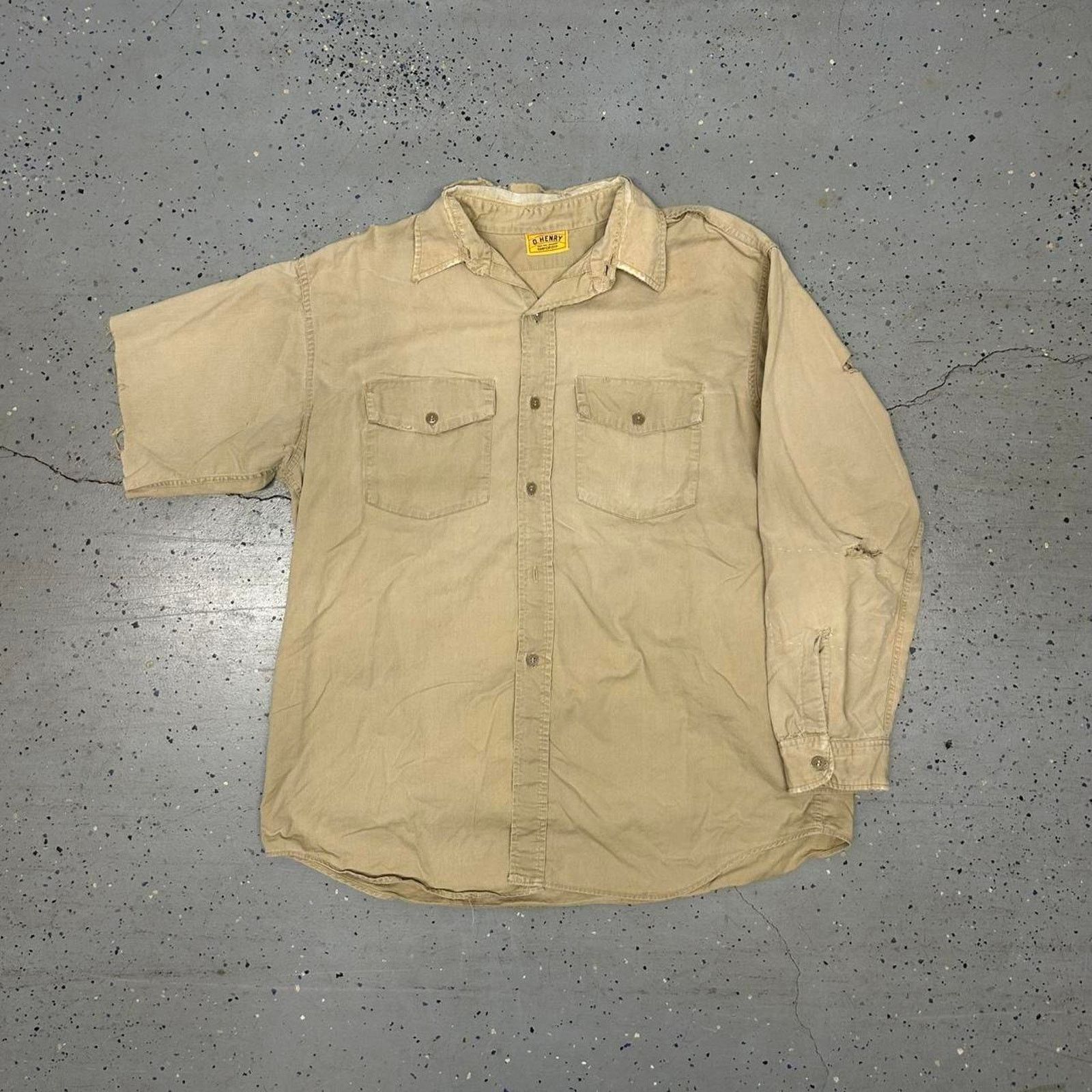 Other VTG Distressed Sanforized O. Henry work shirt Size US L / EU 52-54 / 3 - 1 Thumbnail