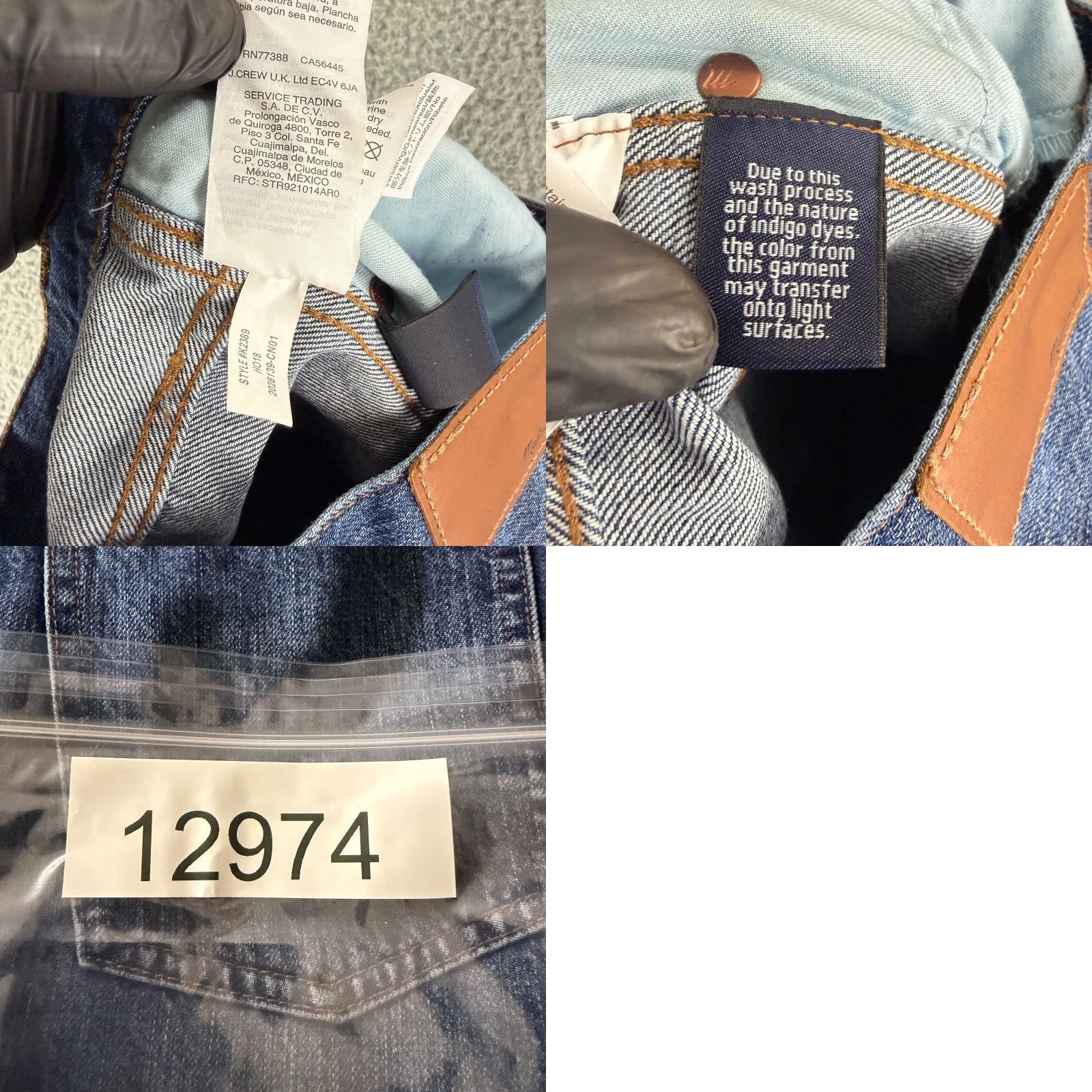 Madewell Madewell Jeans Womens Size 25 Blue Denim High Rise Cropped Demi-Boot 5-Pocket Regular Inseam 22 Size 42" / US 20 - 10 Thumbnail